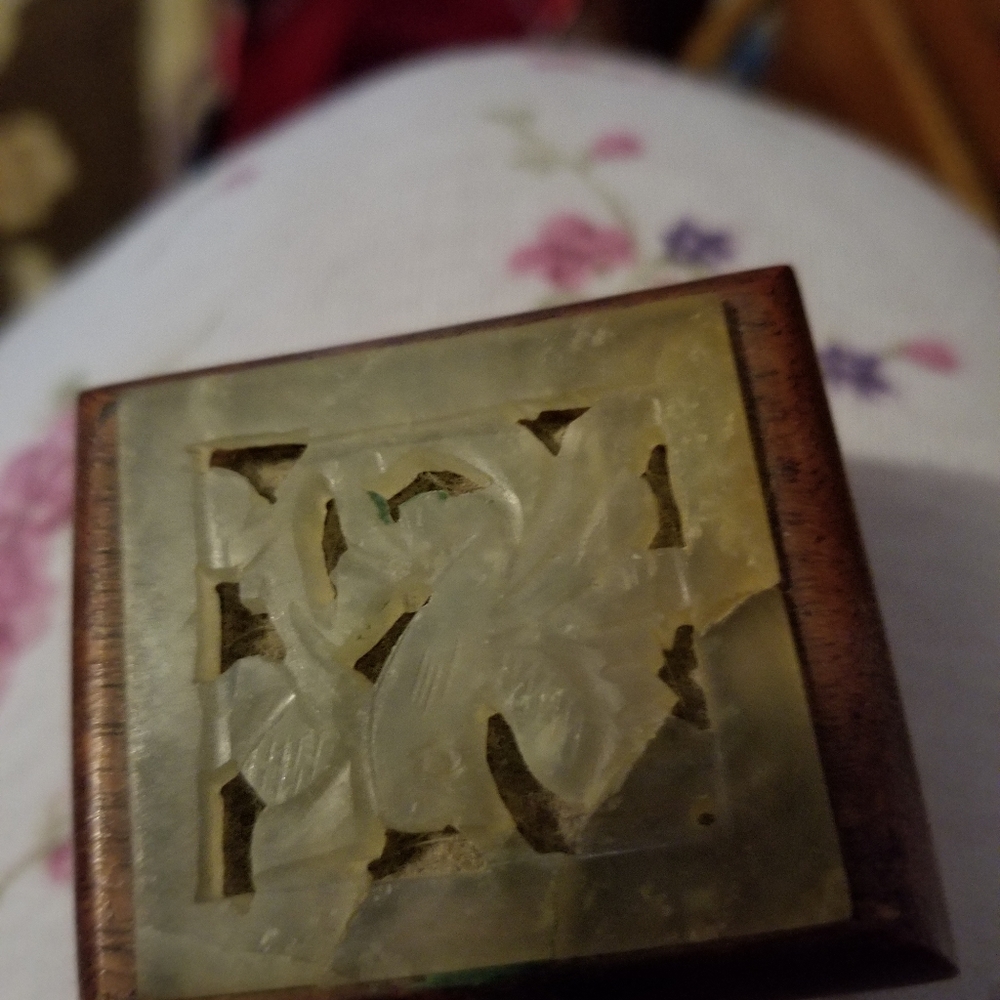 Jade wood box